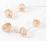 Natural Sunstone Faceted Roundel Beads Strand Quantity 5 Beads and Size 10mm to 12mm approx.